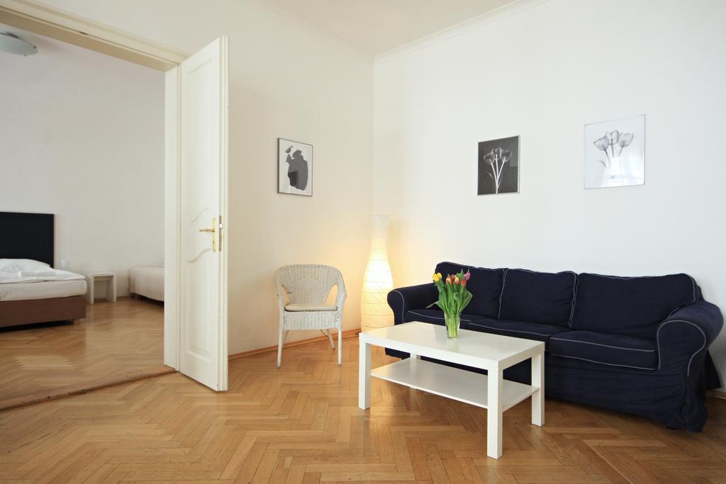 Quadrio Bedroom Central Apartment Praha Rom bilde